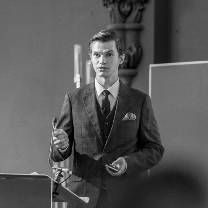 Eric Stein-Beldring speaking